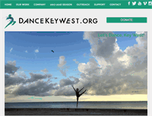 Tablet Screenshot of dancekeywest.org